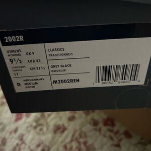 New Balance Grey Black Sneakers